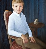 Portrait Paintings – Lucas & Bennett at 10 & 7