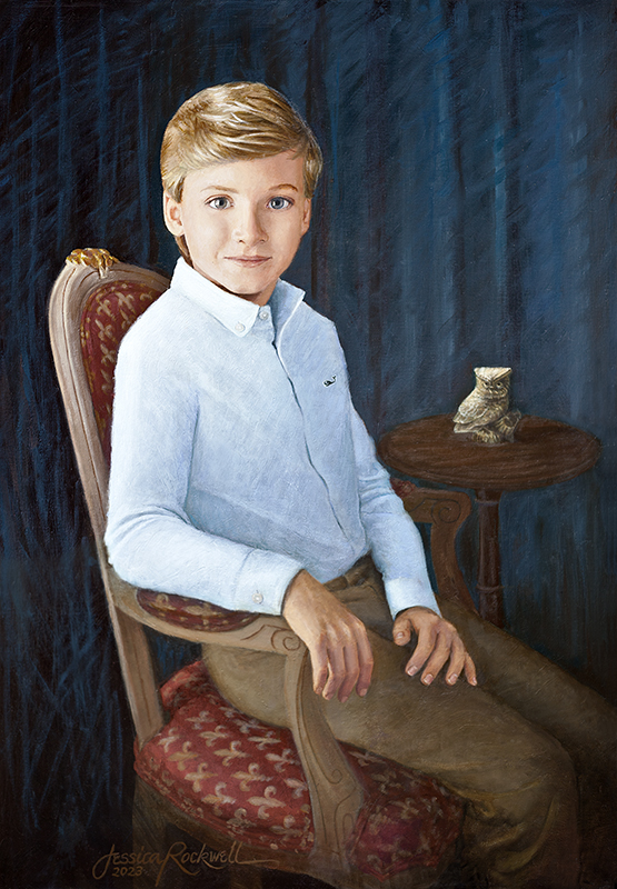 Lucas of the 2 brothers' portrait paintings